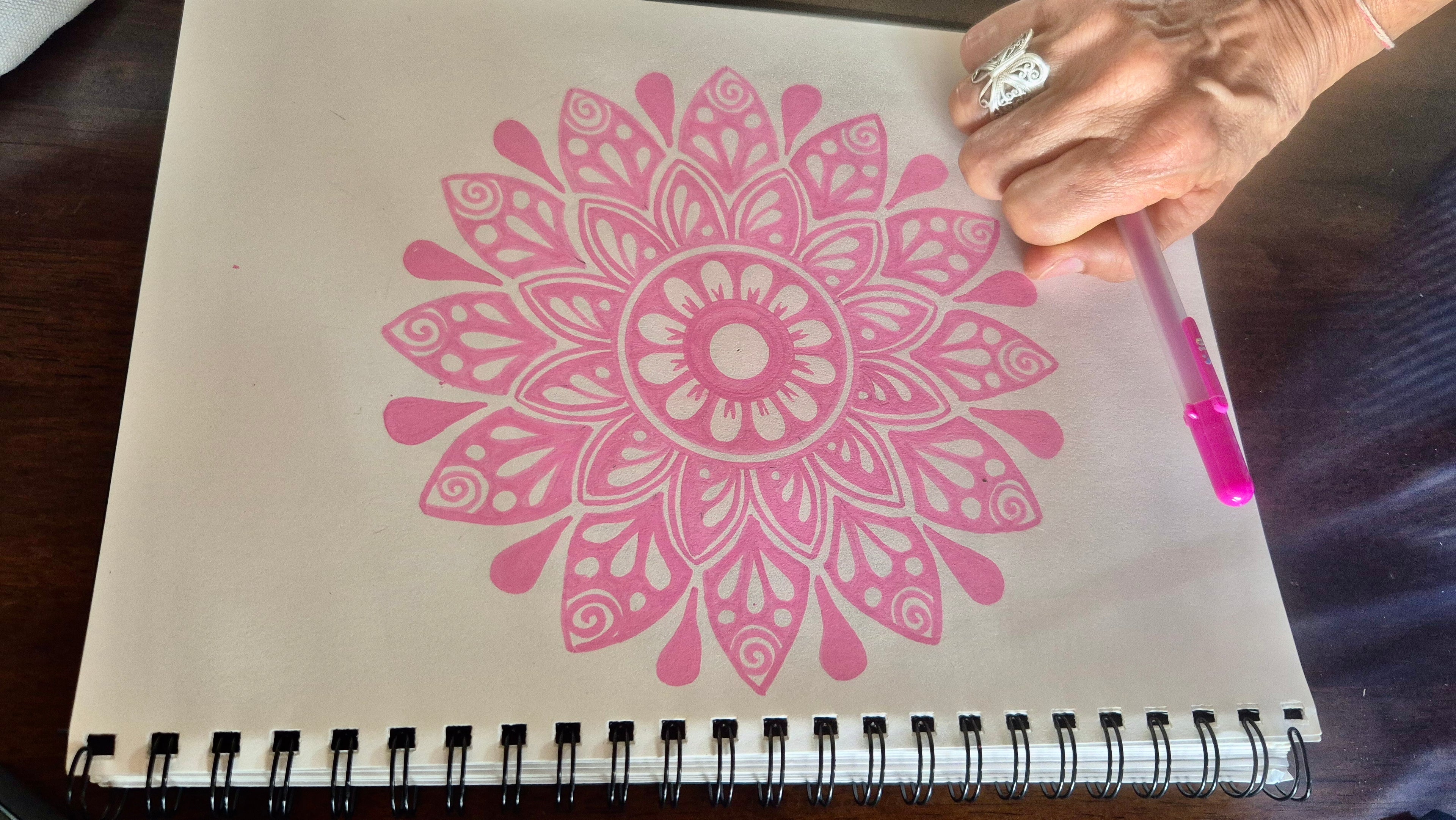 Pink Mandala Cropped
