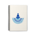 Meditation Mandala Notebook with hand-drawn mandala cover