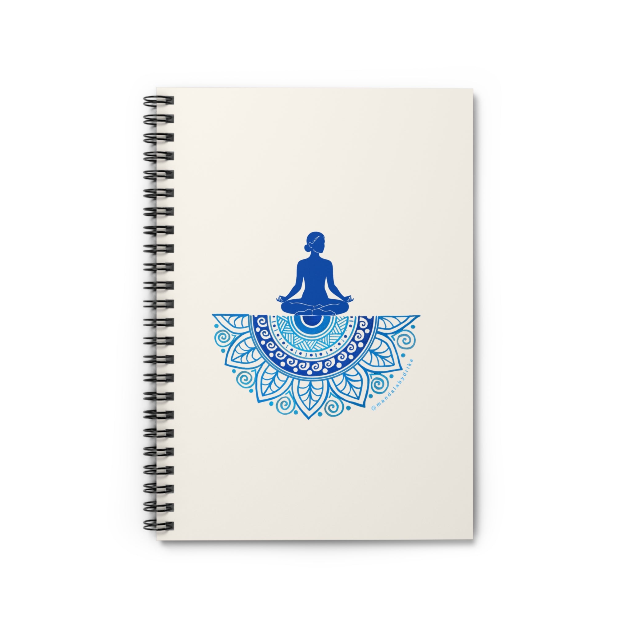 Cuaderno de meditación con mandalas