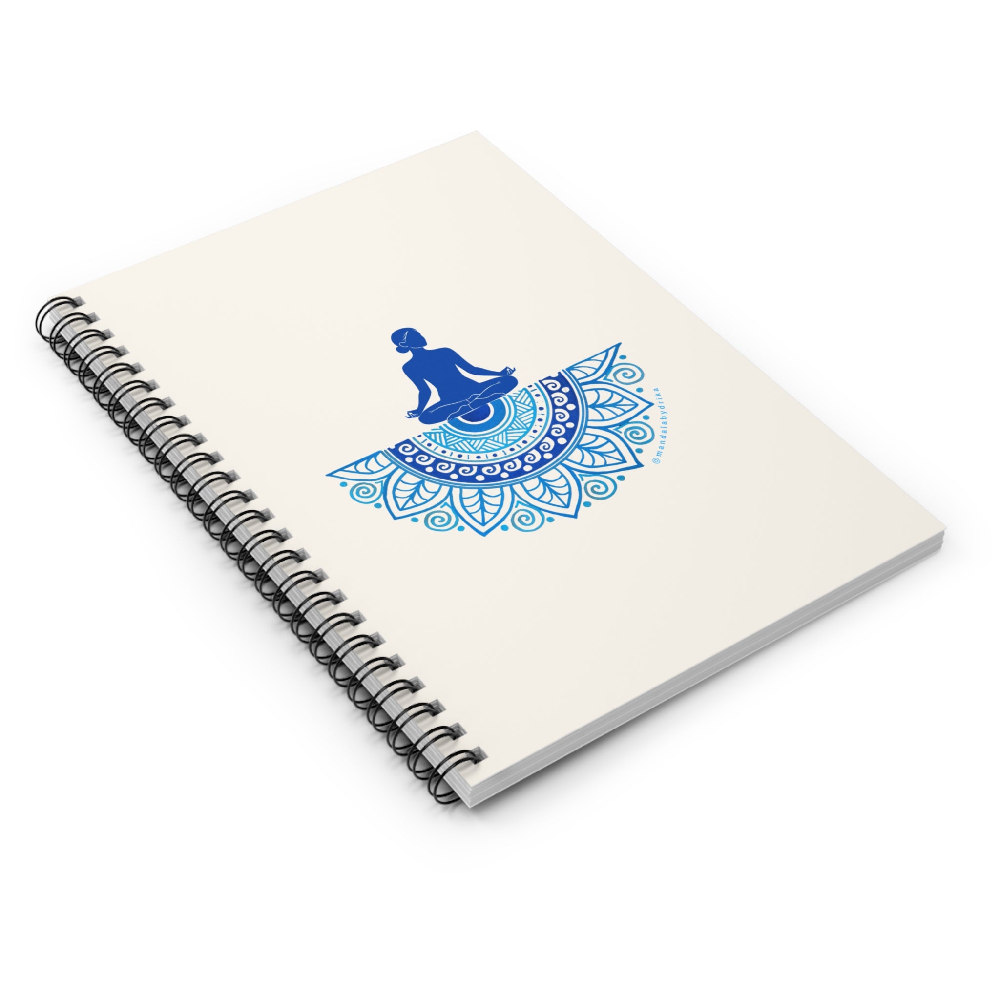 Meditation Mandala Notebook cover design