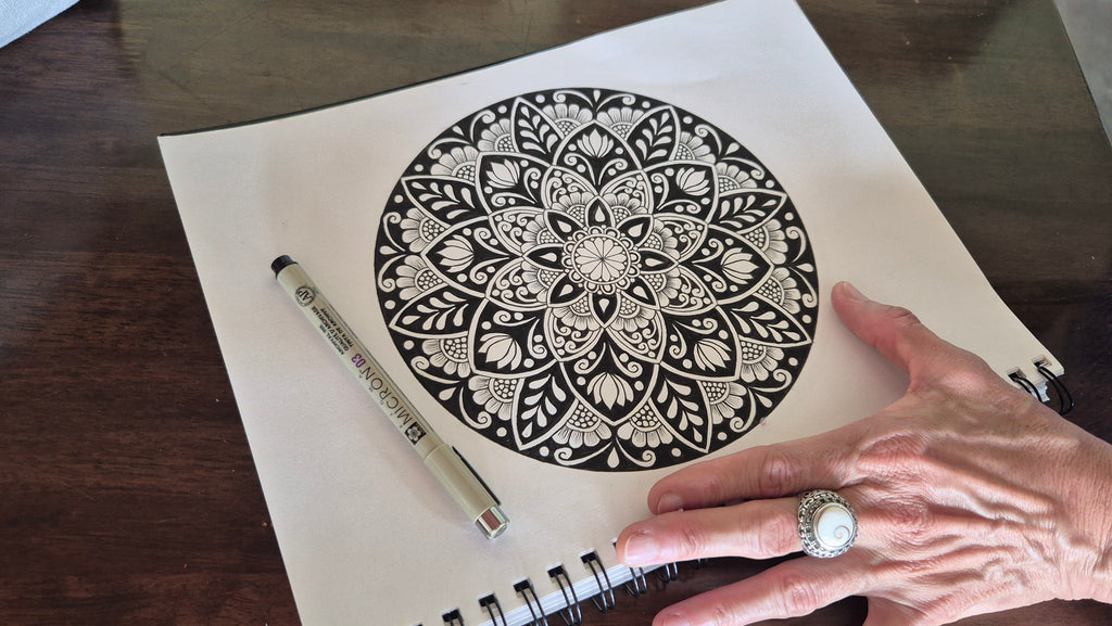 Moon Mandala Tote Bag