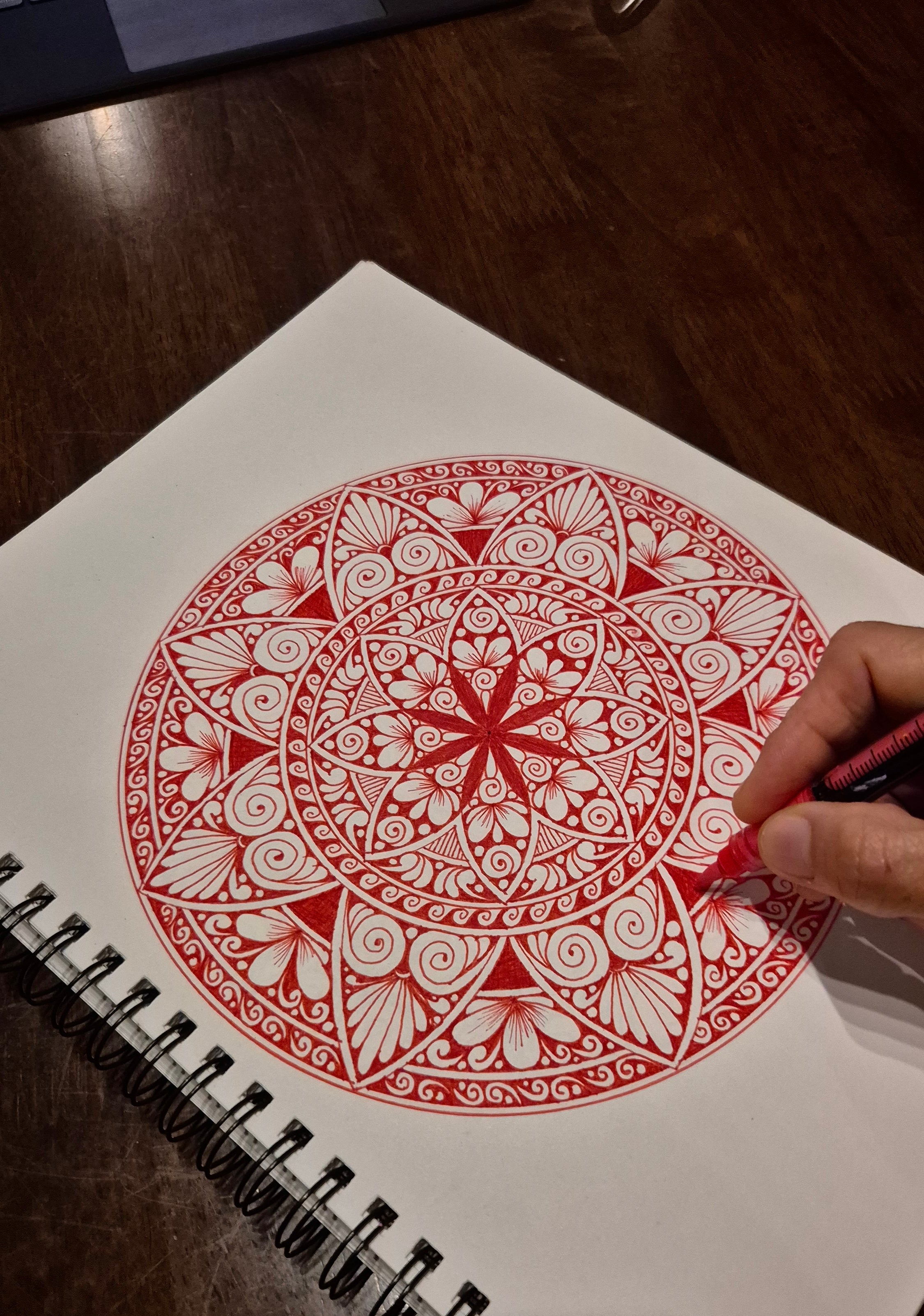 Red Mandala T-shirt