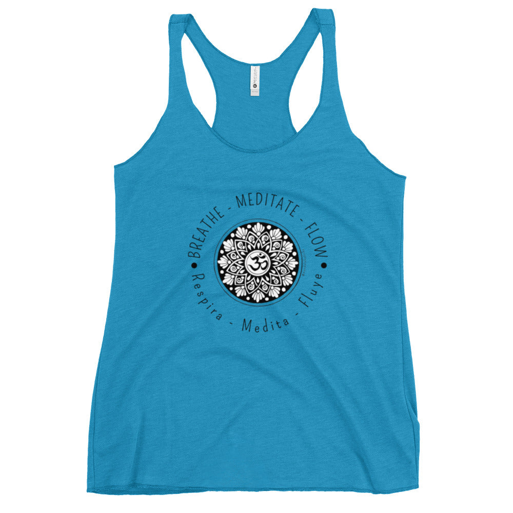 Blue Yoga Flow sleeveless t-shirt